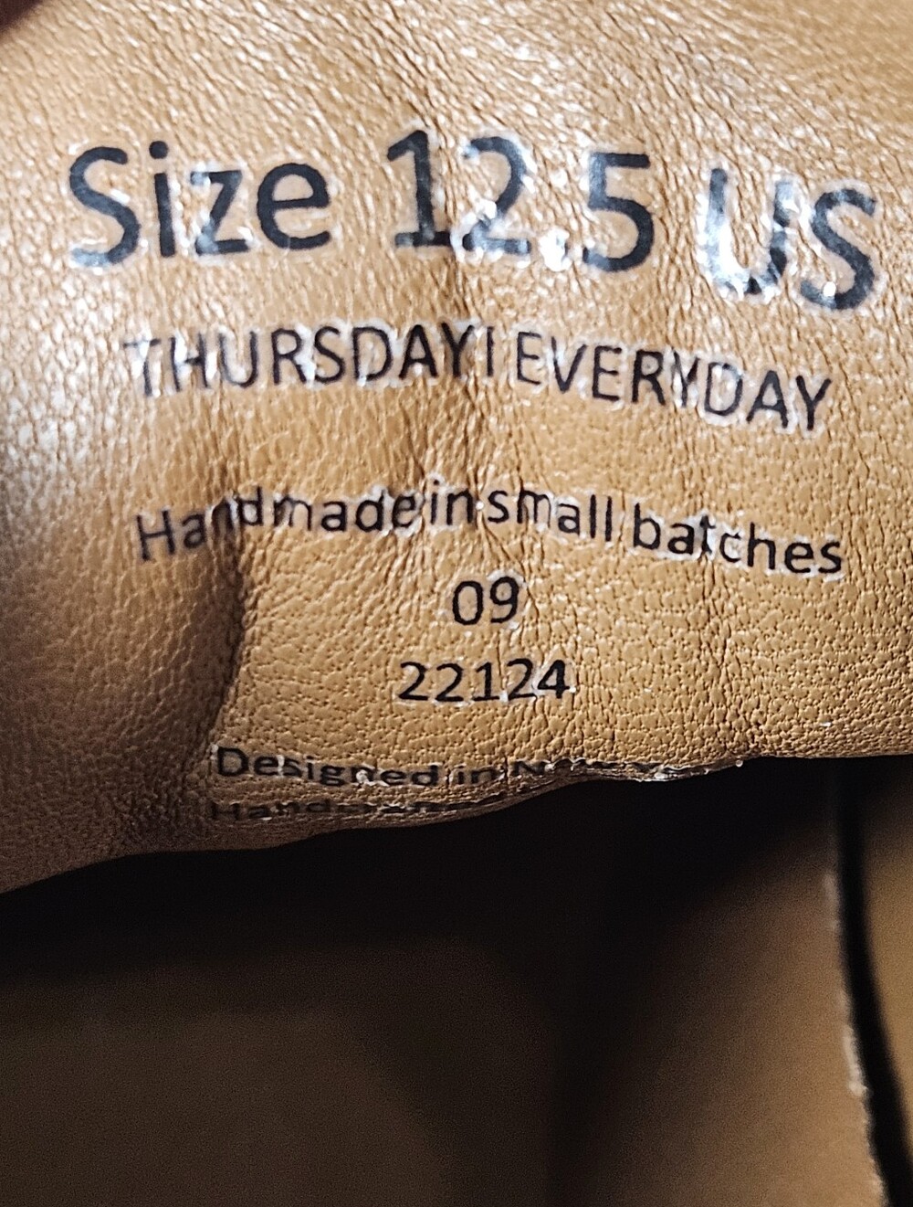 Thursday Boot Co. Men Sz 12.5 Old English Brown Leather Premier Low Top Sneakers - Picture 10 of 13